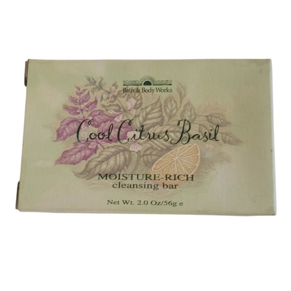 Bath and Body Works Cool‎ Citrus Basil Moisture Rich Cleansing Bar 2.0 Oz